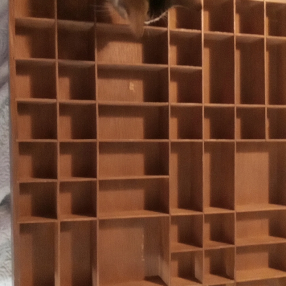 VintageWall display for miniature glassware